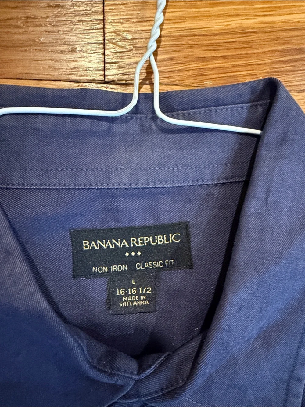 Banana Republic Navy Blue Long Sleeve Dress Shirt